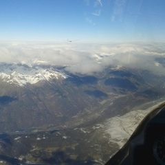 Flugwegposition um 11:23:22: Aufgenommen in der Nähe von 25040 Corteno Golgi, Brescia, Italien in 4859 Meter